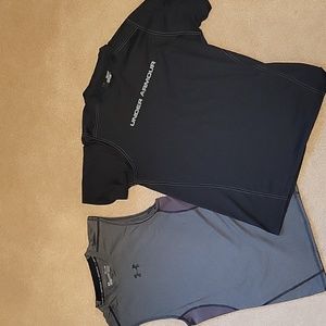 Under Armour Muscle T (Sm) and Tshirt (Med) Bundle